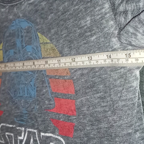 Star Wars grey faded small tshirt 4 - Picture 6 of 6